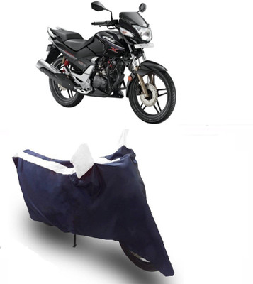 Flipkart SmartBuy Two Wheeler Cover for Honda(CBZ Extreme, White, Blue)