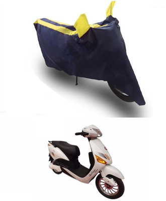 Flipkart SmartBuy Two Wheeler Cover for Hero(Electric Optima, Yellow, Blue)