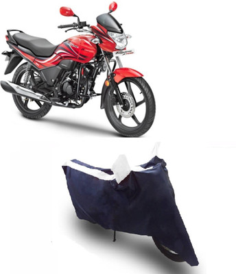 Flipkart SmartBuy Two Wheeler Cover for Hero(Passion Xpro, White, Blue)