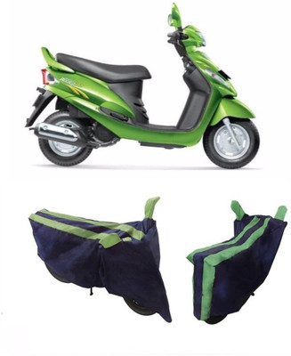 Flipkart SmartBuy Two Wheeler Cover for Mahindra(Rodeo RZ, Green, Blue)
