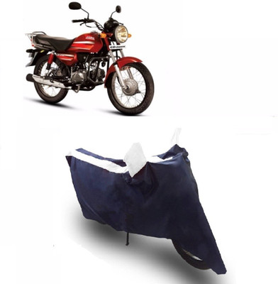 Flipkart SmartBuy Two Wheeler Cover for Hero(CD Dawn, White, Blue)