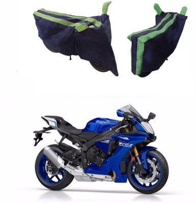 Flipkart SmartBuy Two Wheeler Cover for Yamaha(YZF R1, Green, Blue)