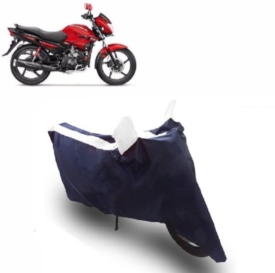 Flipkart SmartBuy Two Wheeler Cover for Hero(Glamour FI, White, Blue)