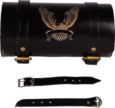 

Autofy One-side Black Leatherette Motorbike Saddlebag(10 L)