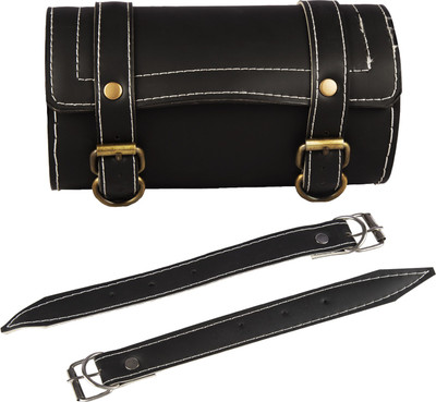 

Autofy One-side Black Leatherette Motorbike Saddlebag(10 L)