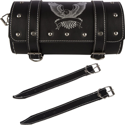 

Autofy One-side Black Leatherette Motorbike Saddlebag(10 L)