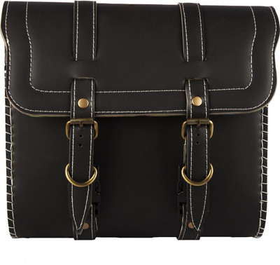 

Autofy One-side Black Leatherette Motorbike Saddlebag(10 L)