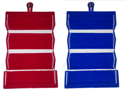 

Funkroo combo deal red folder & blue folder Makeup Vanity Box(Multicolor)
