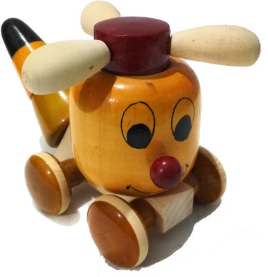 

Crafts India Assembling helicopter wooden toy - Chetak(Multicolor)