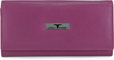 

Urban Forest Women Casual, Evening/Party Purple, Silver Genuine Leather Wallet(11 Card Slots), Lilac