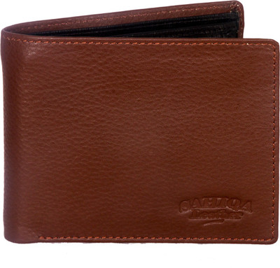 

SAHIQA LEATHER Boys Brown, Black Genuine Leather Wallet(6 Card Slots), Black;brown