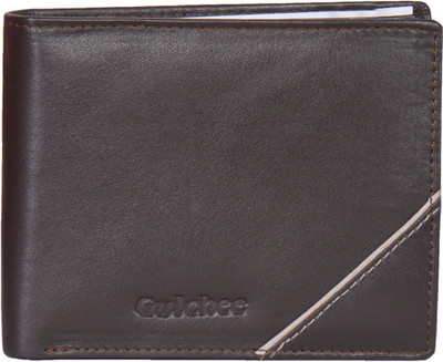 

Gulchee Men Brown Genuine Leather Wallet(7 Card Slots)