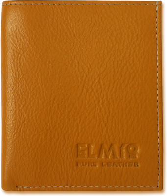 

EL Mio Men Yellow Genuine Leather Wallet(3 Card Slots), Yollow