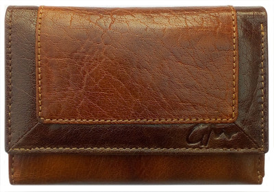 

Gentleman Men Tan, Brown Genuine Leather Wrist Wallet(18 Card Slots)