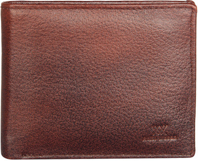 

Aditi Wasan Men Brown Genuine Leather Wallet(5 Card Slots), Two tone brown