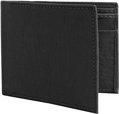 

Pellcaso Boys Black Artificial Leather Wallet(3 Card Slots)