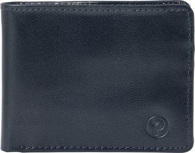

Posshusa Men Blue Genuine Leather Wallet(8 Card Slots)
