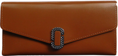 

SAMCO FAS Women Brown Artificial Leather Wallet(10 Card Slots)