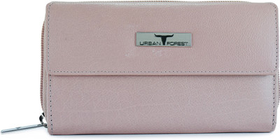 

Urban Forest Women Casual, Trendy Pink Genuine Leather Wallet(3 Card Slots), Du rose
