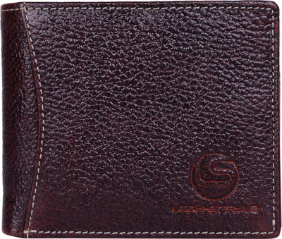 

LEATHERSTILE Men Brown Genuine Leather Wallet(9 Card Slots)