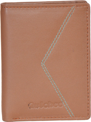 

Gulchee Men Tan Genuine Leather Wallet(6 Card Slots)