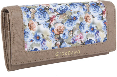 

Giordano Women Casual Beige Artificial Leather Wallet(5 Card Slots)