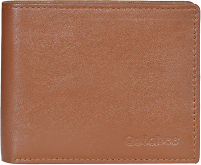 

Gulchee Men Tan Genuine Leather Wallet(3 Card Slots)