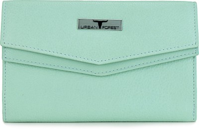 

Urban Forest Women Casual Green Genuine Leather Wallet(13 Card Slots), Mint