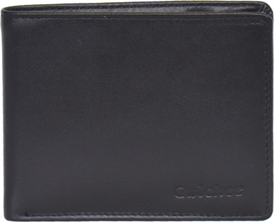 

Gulchee Men Black Genuine Leather Wallet(3 Card Slots)