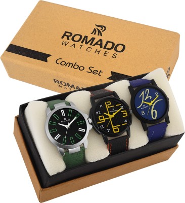 Romado Combo- GRBYBU-127 New Classic Watch  - For Boys   Watches  (ROMADO)