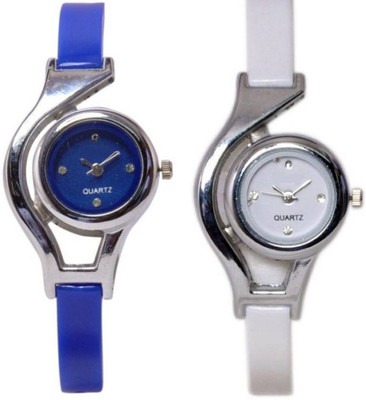 

PEPPER STYLE Blue And White Wc Analog Watch Style 012 Watch - For Girls