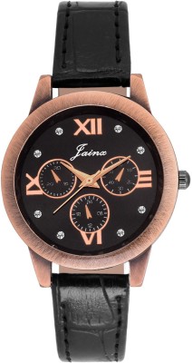 JAINX JW581 Copper Black Dial Watch  - For Women   Watches  (Jainx)