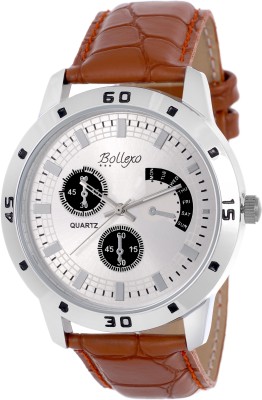 Bollexo Premium Platinum Brown Watch  - For Men   Watches  (bollexo)