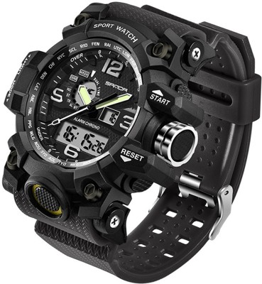 Sanda 0742 The Armour Sport Digital And Analog Watch Watch  - For Men   Watches  (Sanda)