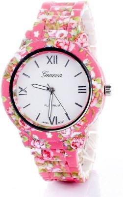 uneque trend geneva pink Watch  - For Women   Watches  (UNEQUE TREND)