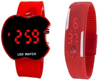 lavishable Apple Shape Led Watch Rubber Watch - For Boys & Girls Watch  - For Boys & Girls   Watches  (Lavishable)