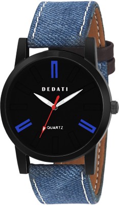 Dedati MW2044 - Denim Strap Black Dial Denim Strap Premium Men's Wrist Watch Watch  - For Men   Watches  (dedati)