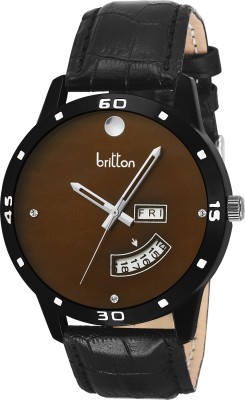 BRITTON BR-GR189-BRW-BLK Watch  - For Men   Watches  (Britton)
