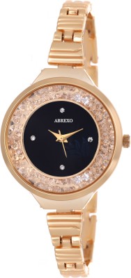 Abrexo Abx5016-Black Gold-Lit Ladies Exclusive Partywear design Modest Series Watch  - For Women   Watches  (Abrexo)
