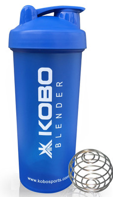 

Kobo Shaker Sipper 600 ML with Blender Ball (Blue) Sports Bottle Holder