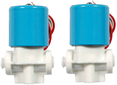 

Uraxx. Set of 2 Solenoid Valve 24VDC for all RO Water Purifiers Solid Filter Cartridge(.2, Pack of 2)
