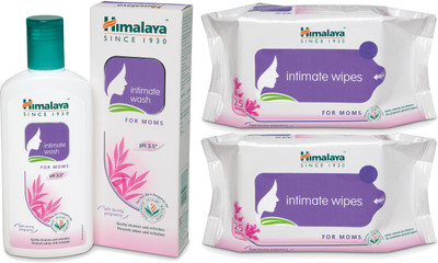 

Himalaya Intimate Wash 200ml and 50 Intimate Wipes(200 ml, Pack of 3)