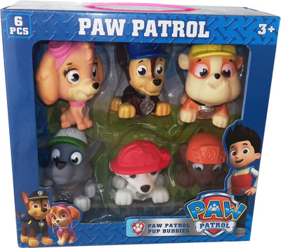 

kidoz kingdom PAW PATROL PUP BUDDIES 6 PCS SET(Multicolor)