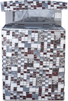 Yellow Weaves Top Loading Washing Machine Cover(Grey)