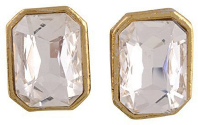 

GOELX Gold Crystal Kundans loose Medium Octagonal Shaped for jewellery making, size 10*10*4 cm. Pack of 2