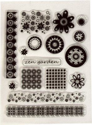 

Vardhman Clear Rubber stamp Big Size ,Border Design, used in textile & block printing, card & scarpbook making