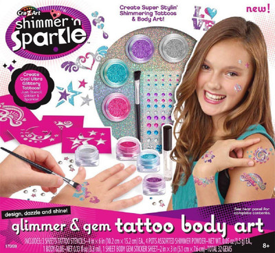 

Winning Moves Cra-Z-Art Shimmer n Sparkle Glitter Glam Body Art Kit
