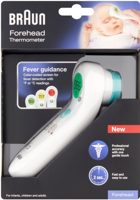 

Braun Forehead Thermometer (BFH150) Bath Thermometer(White)