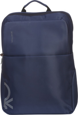 

United Colors of Benetton Half Logo 18 L Backpack(Blue)