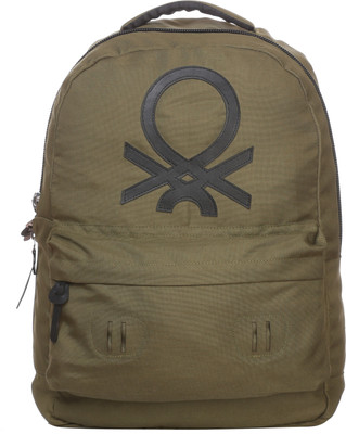 

United Colors of Benetton Big Logo 15 L Backpack(Grey)
